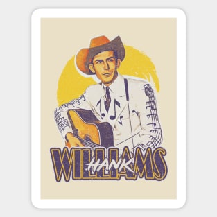 Hank Williams / Retro Style Sticker